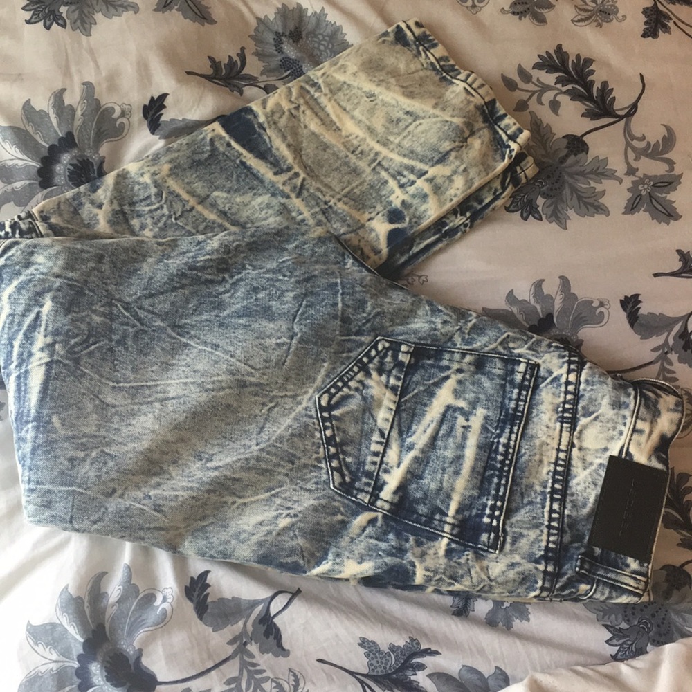 Decibel Ripped/biker jeans